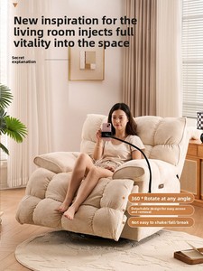 Canapé inclinable multifonctionnel électrique Yunduo, type capsule spatiale, de première classe, avec fonction de massage rotatif, pouvant servir de lit, avec structure métallique - Product Image 2
