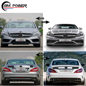 Alta qualità! Classe CLS W218 CLS63 2015-2018 anno Kit Bady per auto Set di aggiornamento GT TI griglia automobili parti del corpo lifting - Product Image 4