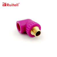 Coude PPR durable d'approvisionnement direct de fabricant avec le fil interne flexible de dent interne pour le fil externe