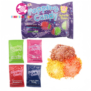 Sandía personalizada Cola Soda Pop Candy Party Snacks Surtido de frutas Sabor Crackling Jumping Sweets Monster Popping Candy - Product Image 6