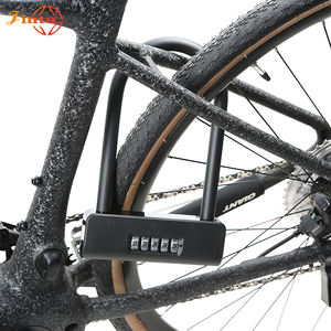 Jinta 120*150mm clé combinée à 4 chiffres <span class=keywords><strong>antivol</strong></span> D forme serrure <span class=keywords><strong>U</strong></span> serrure vélo vélo e-scooter moto accessoires <span class=keywords><strong>U</strong></span> serrure - Product Image 5