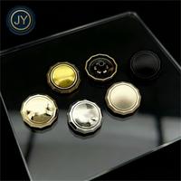 Kancing Tekan Logam Custom yang Dapat Dicuci, Kancing Jeans dari Paduan Seng Berkualitas Tinggi, Kancing Cincin Tekan untuk Pakaian Jeans, Rivet dengan Logo Terukir