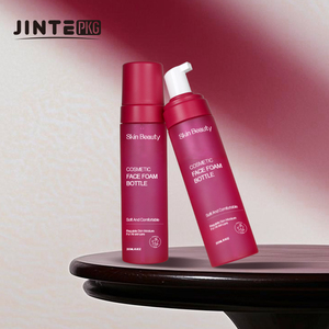 Botella de Espuma Autobronceadora de Lujo de 200 ml con Bomba y Tapa, Botella de Plástico para Jabón de Manos Espumoso, Limpiador Facial, Botella Rosa Intenso - Product Image 3