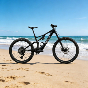 Vélo de montagne électrique Amflow PX Carbon <span class=keywords><strong>Pro</strong></span> 2027, roue avant 29 pouces, roue arrière 27,5 pouces, configuration Mullet, maniabilité améliorée, E-MTB - Product Image 1