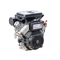 Moteur diesel 4 temps refroidi par air 2V105, 35 CV, 22,8 kW, démarrage électrique, unité de puissance compacte à faible consommation de carburant pour machines de construction