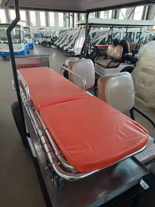 Chariot de golf électrique CE pour ambulance et brancard de premiers secours, avec équipement médical écologique pour routes non publiques - Product Image 4