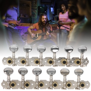 Clavijas <span class=keywords><strong>de</strong></span> Afinación para Guitarra <span class=keywords><strong>de</strong></span> <span class=keywords><strong>12</strong></span> <span class=keywords><strong>Cuerdas</strong></span>, Metálicas, Abiertas, Repuestos para Instrumentos Musicales - Product Image 5