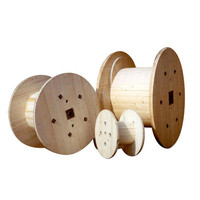 Tambor de cable de madera tipo tambor y material de madera