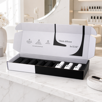 Boîte à vernis à ongles en carton écologique, pliable, pour cosmétiques, parfums, produits de soin de la peau, emballage d'huile à ongles