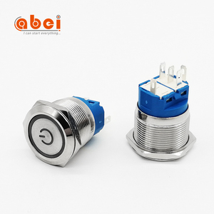 Kim loại thép không gỉ RGB momentary <span class=keywords><strong>LED</strong></span> chiếu sáng điện IP65 không thấm nước chốt 22mm <span class=keywords><strong>push</strong></span> <span class=keywords><strong>button</strong></span> chuyển - Product Image 4