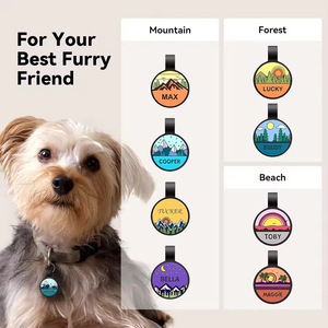 Factory Price Personalized Pet ID Soft Silicone Engraved Dog <b>Name</b> Tag | Durable, Lightweight & Silent Design - Product Image 1