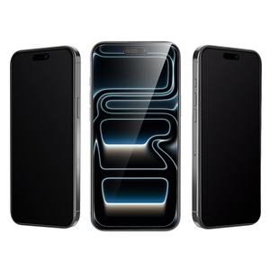 Protection d'écran de confidentialité en verre trempé 9H anti-espion personnalisée pour iPhone 18 17 16 15 Pro Max – Accessoires de téléphone portable sur mesure - Product Image 1