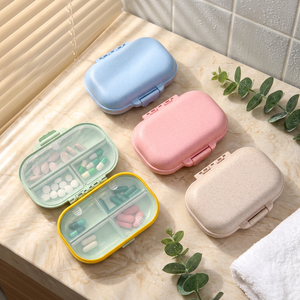 Organisateur de pilules hebdomadaire à 7 compartiments UP-05F, boîte de rangement en plastique pour la maison et l'extérieur - Product Image 5