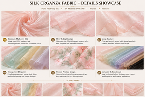 Tela de Satén 100% Seda de Morera, Tela de Seda de Lujo con Estampado Personalizado para Marcas de Moda y Fabricación de Ropa <span class=keywords><strong>al</strong></span> por Mayor - Product Image 4
