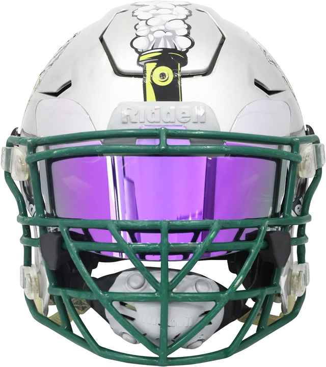 cheap youth football helmet visors Visor, Fits Adult & Large Football Helmets, Metallic Blue See the game Clear Visor 6 Pack Clear