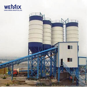 Planta dosificadora de hormigón HZS120 Planta dosificadora de hormigón estacionaria Planta de hormigón de mezcla lista Mezcladora de hormigón alimentada por Correa - Product Image 3