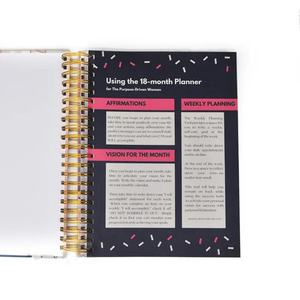 <b>Spiral</b> Binding Printing Organizer <b>Spiral</b> <b>Notebooks</b> A4 A5 Planner <b>Notebooks</b> Customizable - Product Image 5