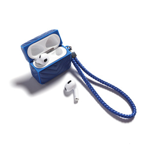 เคส AirPods 3 4 Pro2 แบบพองลมทรงวี PU+TPU ขายส่ง พร้อมสายคล้อง - Product Image 4