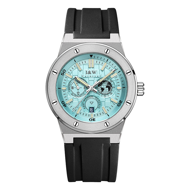 IW Watches Men's Top Luxury Brand 42mm Stainless Steel Wristwatches with MIYOTA Automatic Male Clock Business Reloj Hombres
