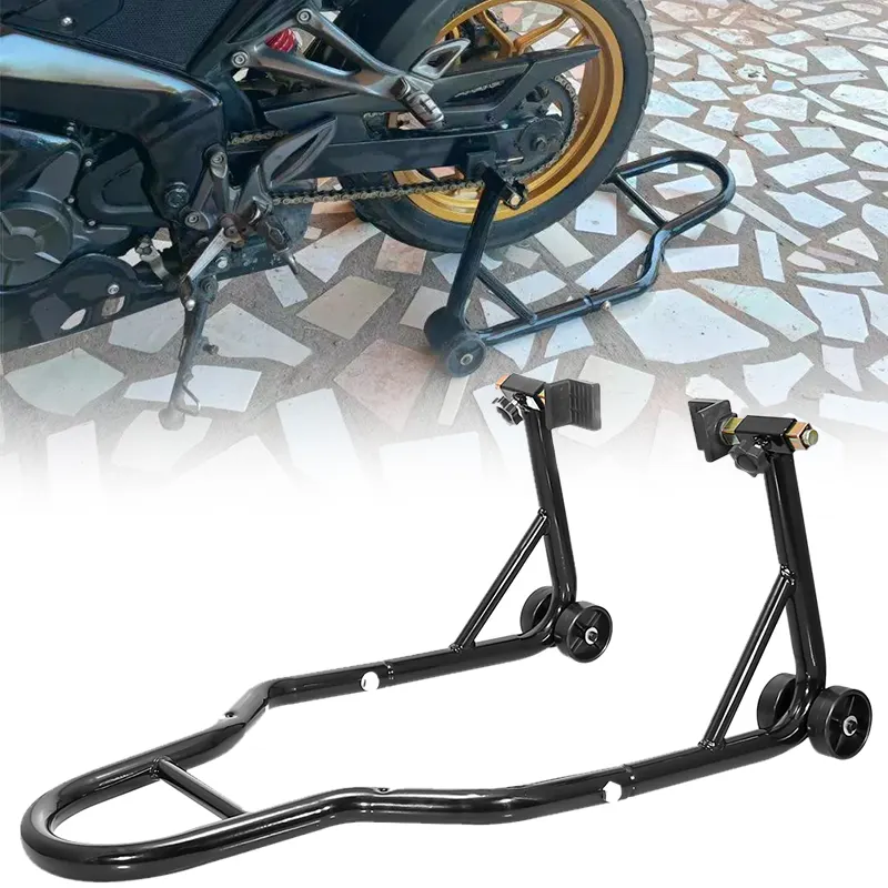 Motorcycle Spare Parts Universal Adjustable Lift Stand Motorcycle Rear Wheel Frame Service Stand Lift Paddock