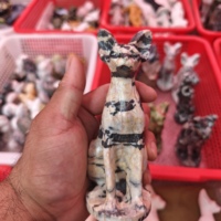 Oferta Especial: Gato de Cristal Egipcio Natural de Alta Calidad Tallado a Mano, Pulido, con Diseño de Animal, para Decoración del Hogar
