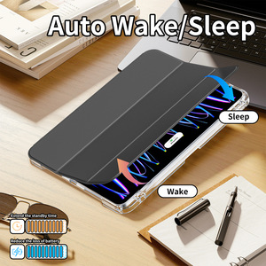 Custodia magnetica scorrevole Smart <span class=keywords><strong>Cover</strong></span> rimovibile in cristallo trasparente custodia posteriore antiurto <span class=keywords><strong>per</strong></span> <span class=keywords><strong>iPad</strong></span> Pro 11 <span class=keywords><strong>air</strong></span> 11 A17 11th Gen 11" - Product Image 2