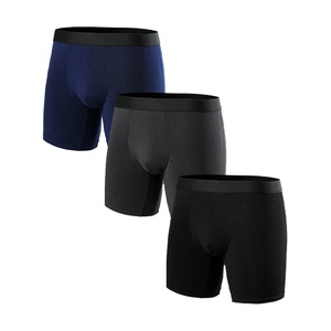 Shorts <span class=keywords><strong>de</strong></span> compression extensibles à séchage rapide pour hommes, personnalisables, avec taille élastique, pour le sport, la gym et le fitness, sous-vêtements d'été pour hommes - Product Image 3