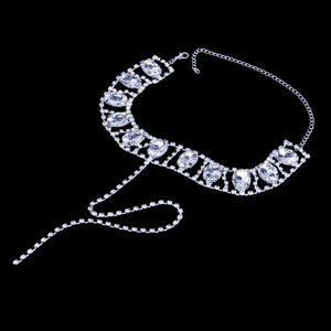 Di modo Grandi Fiori di Cristallo Del <span class=keywords><strong>Collare</strong></span> Del Choker Dell'annata Della Collana di Dichiarazione Della Collana Delle Donne Maxi Collane Gioielli <span class=keywords><strong>Collo</strong></span> Collares #0613 - Product Image 3