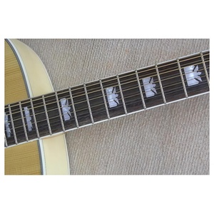 กีตาร์โปร่งไฟฟ้า Jelo Flyoung 12 สาย ขนาด 43 นิ้ว วัสดุหน้ากีตาร์อื่นๆ ทำจากไม้ดำ  ฟิงเกอร์บอร์ดไม้เมเปิล ด้านหลังและด้านข้างเคลือบเงา  3 พิน - Product Image 4