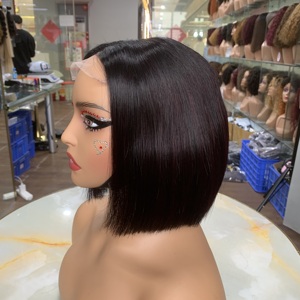 Pelucas de Cabello Vietnamita de 6 Pulgadas 4x4 con Cierre, Súper Dobles y Lisas, Estilo Bob, de Gran Venta - Product Image 2