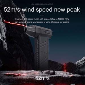 พัดลมเป่าลมแรงสูงรุ่นใหม่ พัดลมดูดฝุ่นความเร็วสูง พัดลมเทอร์โบจิ๋ว 110000 รอบต่อนาที พัดลมแรงดันสูง มอเตอร์ไร้แปรงถ่านประสิทธิภาพสูง - Product Image 3