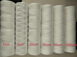 10 "& 20" 30 "& 40" PP sợi chuỗi làm tổn thương Hộp mực lọc máy cho xử lý nước 50 "70" 80 "kích cỡ có sẵn - Product Image 2
