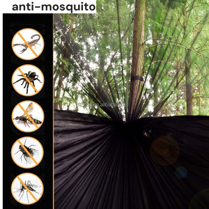 Hamaca de Nailon Ligera y Portátil para Acampar con Mosquitero para Viajes al Aire Libre, Hamaca con Mosquitero al por Mayor - Product Image 4