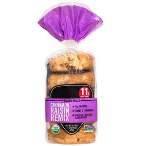 Bolsa de plástico con diseño personalizado para pan, celofán, grado alimenticio, polietileno, embalaje, panadería, tostado, sándwich