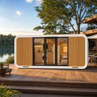 apple Cabin Maison Conteneur Préfabriquée de Luxe, Maison Conteneur Modulaire de Luxe, Maison Conteneur Préfabriquée Moderne, Maison Conteneur Moderne