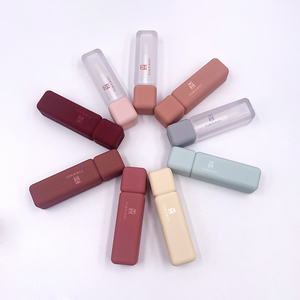 Tùy Chỉnh Logo <span class=keywords><strong>Lip</strong></span> Glaze Lipgloss Ống Eyeliner Mascara Ống Hồng Trắng Vòng <span class=keywords><strong>Lip</strong></span> <span class=keywords><strong>Gloss</strong></span> Ống Với Bàn Chải Lớn - Product Image 5