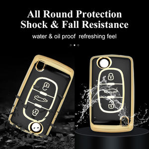 <span class=keywords><strong>Coque</strong></span> <span class=keywords><strong>de</strong></span> protection pour clé <span class=keywords><strong>de</strong></span> voiture à distance en TPU DM pour Peugeot 107 207 307 308 407 607 3008 5008 pour Citroën <span class=keywords><strong>Xsara</strong></span> <span class=keywords><strong>Picasso</strong></span> C5 C6 C8 sans clé - Product Image 5