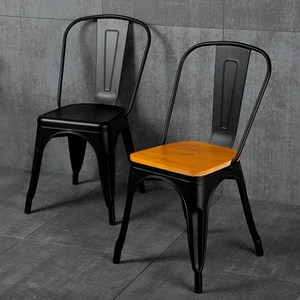 Silla de Comedor Industrial de Metal SM-W1027C, Silla Apilable de Hierro Estilo Tolix Vintage para Restaurante, Cafetería, <span class=keywords><strong>Bistro</strong></span> - Product Image 1
