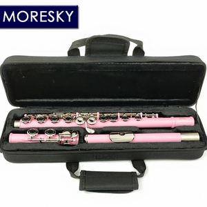 ขลุ่ย MORESKY 16 คีย์ รุ่น CloseC สีชมพู พร้อมคีย์ E - Product Image 1