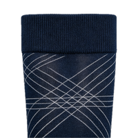 Chaussettes habillées unies pour homme, respirantes, en coton doux, avec bordure élastique festonnée, idéales pour le bureau