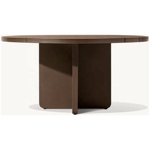 <span class=keywords><strong>Table</strong></span> <span class=keywords><strong>de</strong></span> salle à manger <span class=keywords><strong>ronde</strong></span>, mobilier <span class=keywords><strong>de</strong></span> <span class=keywords><strong>jardin</strong></span> extérieur en aluminium, style moderne, vente chaude pour hôtels - Product Image 5