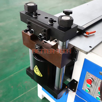 Machine de traitement de barres omnibus CNC à 3 stations avec fonctions de pliage, de découpe et de poinçonnage pour barres omnibus en cuivre/aluminium de distribution d'énergie