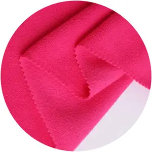 China factory price 2 sides brushed dty soft custom printed polar fleece fabric for children outdoor garment making