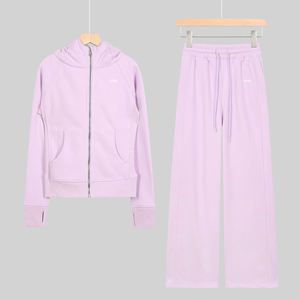 春秋の女性用ワークアウトトラックスーツ、スリムジャケットトップ、フレアパンツ、<span class=keywords><strong>2</strong></span>ピースセット、スリムナイロンツーピースジョガーセット、ルルス女性用セット - Product Image 4