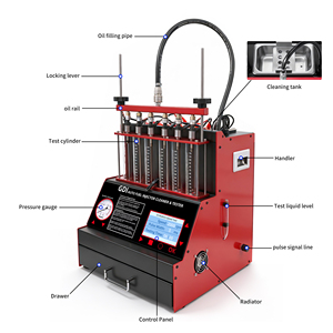 Máquina Limpiadora y Probador <span class=keywords><strong>de</strong></span> <span class=keywords><strong>Inyectores</strong></span> <span class=keywords><strong>de</strong></span> Combustible Piezoeléctricos GDI EFI FEI, Limpiador y Probador <span class=keywords><strong>de</strong></span> <span class=keywords><strong>Inyectores</strong></span> <span class=keywords><strong>de</strong></span> Combustible <span class=keywords><strong>de</strong></span> 6 Cilindros - Product Image 5