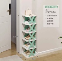 Hersteller Großhandel Schuh regal Lagerung Organizer Einfache Installation Mehr schicht iges Design Kunststoff Schuhs chrank