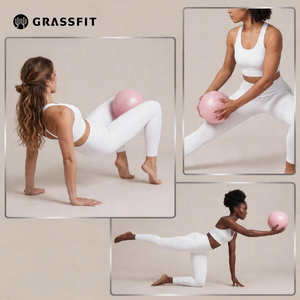Palla da Yoga da 25CM per Fitness Domestico, Allenamento del <span class=keywords><strong>Core</strong></span> e Fisioterapia, Migliora l'Equilibrio, Piccola Palla da Pilates - Product Image 4