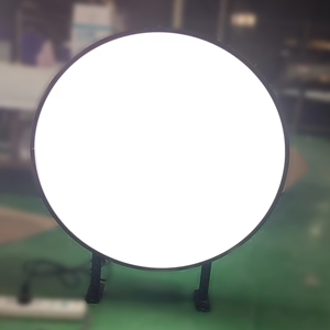 Treo Tường <span class=keywords><strong>LED</strong></span> Double Side Ánh Sáng Hộp Dấu Hiệu Vòng Hình Dạng Trống Ánh Sáng Ngoài Trời Hộp Dấu Hiệu - Product Image 2