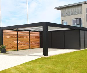 Customized hai özelleştirilmiş boyutu yüksek kalite açık garaj <span class=keywords><strong>Carport</strong></span> polikarbonat su geçirmez alüminyum Carports - Product Image 5
