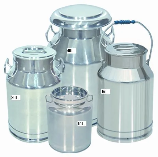 Stainless steel 25L new dairy milk churn